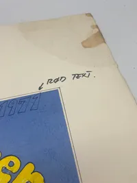 Ekstremt sjælden håndtegning/forstudie til Nykøbing F revyens plakat fra 1971 - tegnet af Per Arnoldi