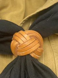 Original tysk Hitler jugend uniforms trøje med Leistungsabzeichen i bronze, trekant fra Nord Nordsee og skydesnor