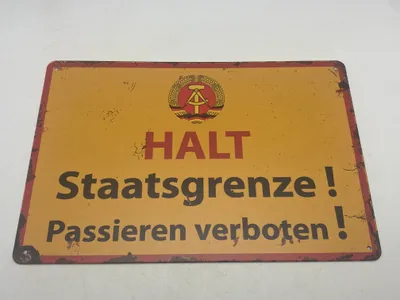 Statsgrænse skilt - Reproduktion