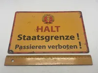 Statsgrænse skilt - Reproduktion