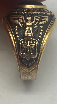 Original fingerring fra det amerikanske flyvevåben