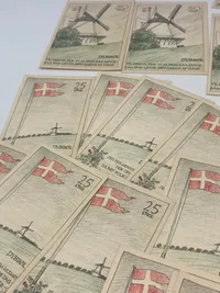 Stor samling originale danske nødsedler - Dybbøl