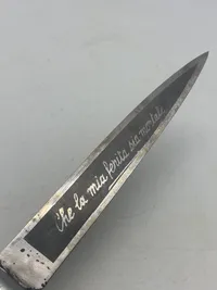 Original italiensk “Mafia kniv” også kaldet Vendetta kniv - sjælden