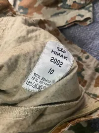 Original dansk ørkenuniform
