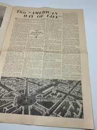 Sjælden USSR avis på engelsk 1946