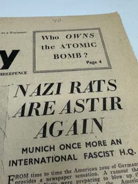 Sjælden USSR avis på engelsk 1946