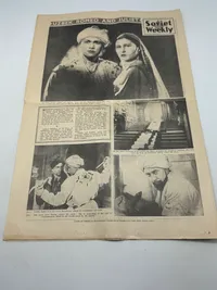 Sjælden USSR avis på engelsk 1946
