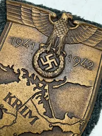 Original Tysk WW2 Heer Krim Shield