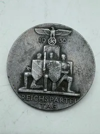 Originalt tungt Tysk dags badge