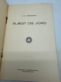 Originalt D.N.S.A.P. propaganda: Slægt og Jord fra 1936 Ekstremt sjældent
