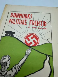 Originalt D.N.S.A.P. propaganda: Danmarks politiske fremtid, fra 1934 Ekstremt sjældent