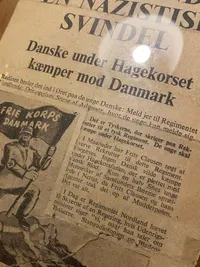 Sjælden Anti frikorps Danmark flyer -ww2
