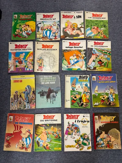 Stor samling ældre tegneserier