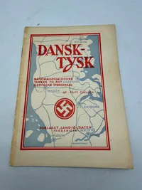 Originalt D.N.S.A.P. propaganda: Dansk-Tysk fra 1936 Ekstremt sjældent