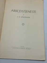 Originalt D.N.S.A.P. propaganda Arbejdstjeneste  fra 1940 Ekstremt sjældent