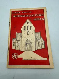 Originalt D.N.S.A.P. propaganda  Nationalsocialismen og Kirken Ekstremt sjældent