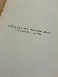 Originalt D.N.S.A.P. propaganda fra 1934: Ikke konservativ men National Socialistisk Ekstremt sjældent