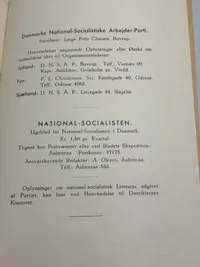 Originalt D.N.S.A.P. propaganda fra 1934: Ikke konservativ men National Socialistisk Ekstremt sjældent