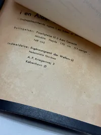 Originalt Hverve hæfte til regiment Nordland