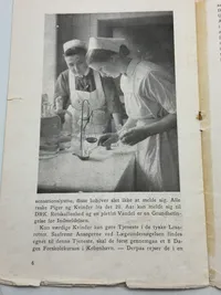 Hjælpende hænder, original Hverve folder til danske Frontsøstre WW2 , ekstremt sjælden