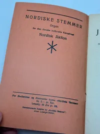 Originalt D.N.S.A.P. propaganda fra 1936 Ekstremt sjældent
