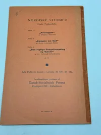 Originalt D.N.S.A.P. propaganda fra 1936 Ekstremt sjældent