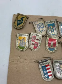Samling WHW byskjold solgt af Hitler Jugend WW2
