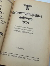 Original Nationalsocialistisk lommebog 1938