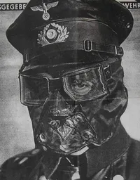 Originale tyske Kradmelder briller ww2 - se sidste billeder hvor brillen er i brug