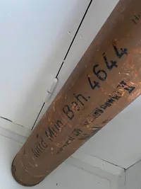 Sjældent originalt transporthylster til tysk Wurfgranate 41 (Nebelwerfer)