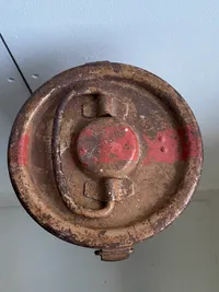 Sjældent originalt transporthylster til tysk Wurfgranate 41 (Nebelwerfer)
