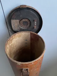 Sjældent originalt transporthylster til tysk Wurfgranate 41 (Nebelwerfer)