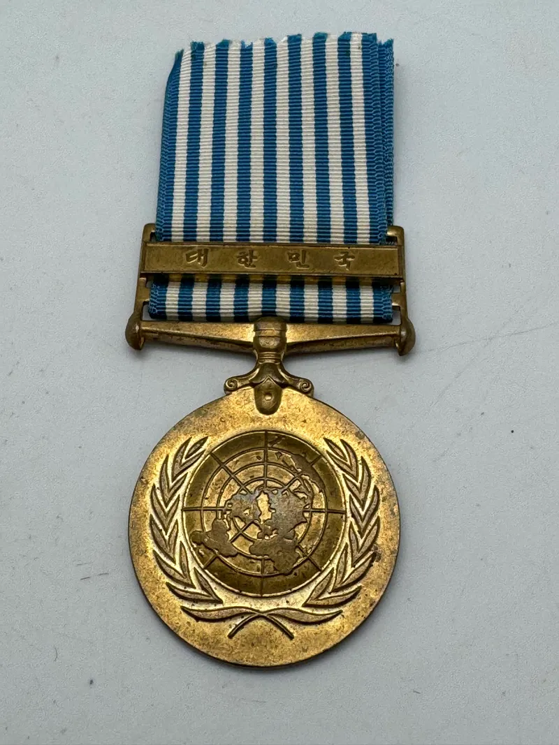 United Nations Service Medal Korea-KOREAN LANGUAGE