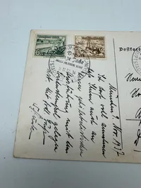 Originalt Der ewige Jude postcard, 1937 sendt på udgivelsesdagen i 1937 til Danmark