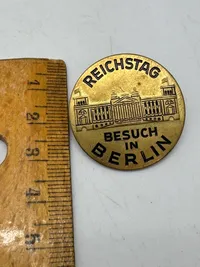 Originalt Reichstag besuch Berlin Badge
