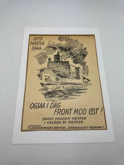 Original Dansk hverve annonce for Danskere i Waffen SS