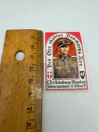 Originalt sjældent Propaganda mærkat  Schalburgsmindefond
