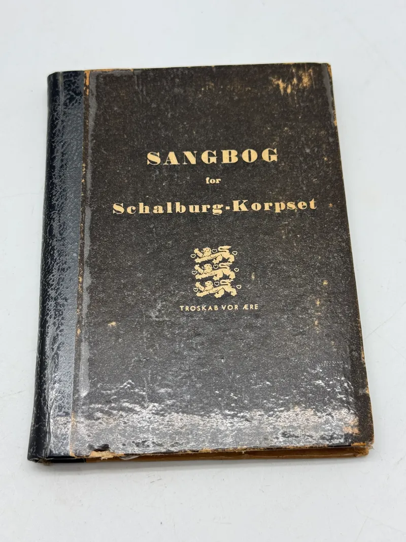 Ekstrem sjælden original sangbog fra Schalburgkorpset