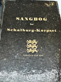 Ekstrem sjælden original sangbog fra Schalburgkorpset