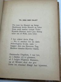 Ekstrem sjælden original sangbog fra Schalburgkorpset