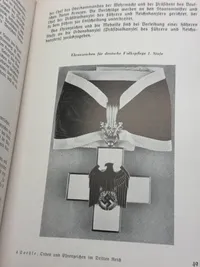 Original 1 udgave Orden und Ehrenzeichen im Dritten Reich von Dr. Heinrich  Doehle 1939 fra deutsche gesellschaft kopenhagen