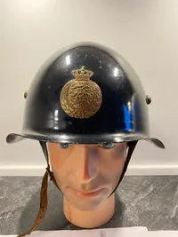 Original Amalienborg hjelm med fuld historie (Har tilhørt tidligere modstandsmand)