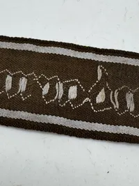 Original ARMY SLEEVE BAND “FELDGENDARMERIE” Machine-woven. Bevo type, em/nco