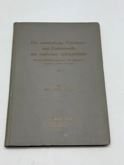 Original sjælden Madsen instruktionsbog