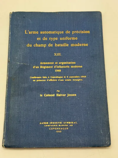 Original sjælden Madsen instruktionsbog