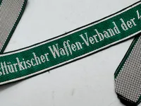 Original Cuffband "Osttürkischer Waffen-Verband der SS"-Unworn cuff band in excellent condition. Machine-woven