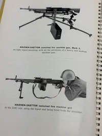 Original sjælden Madsen instruktionsbog