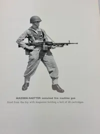 Original sjælden Madsen instruktionsbog