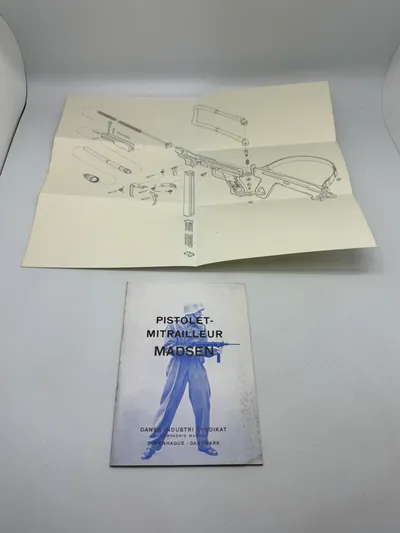 Original sjælden Madsen instruktionsbog