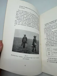 Original sjælden Madsen instruktionsbog
